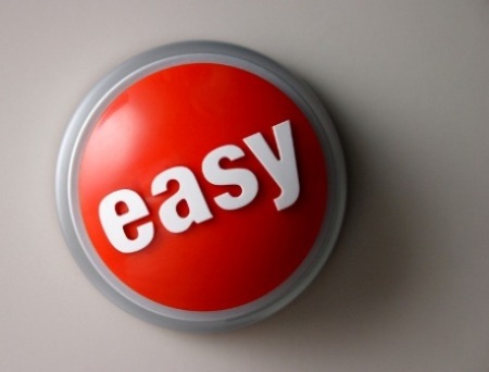 Staples Easy Button. damn if that “Easy Button”